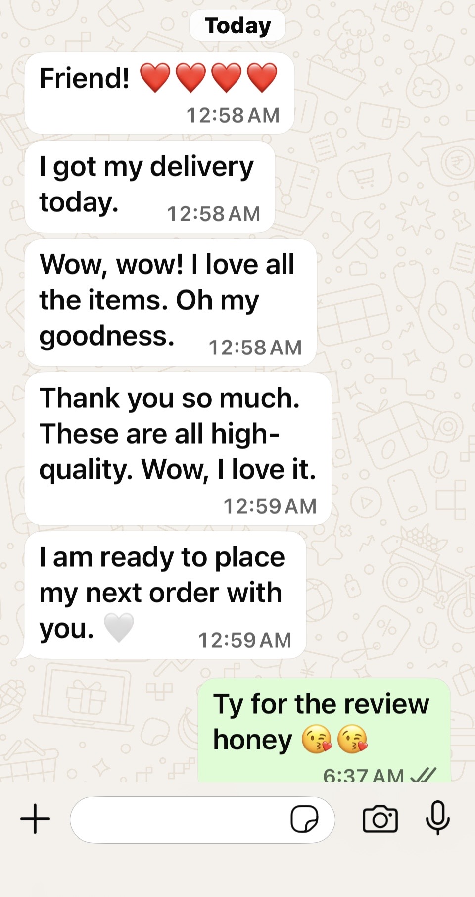 Customer review